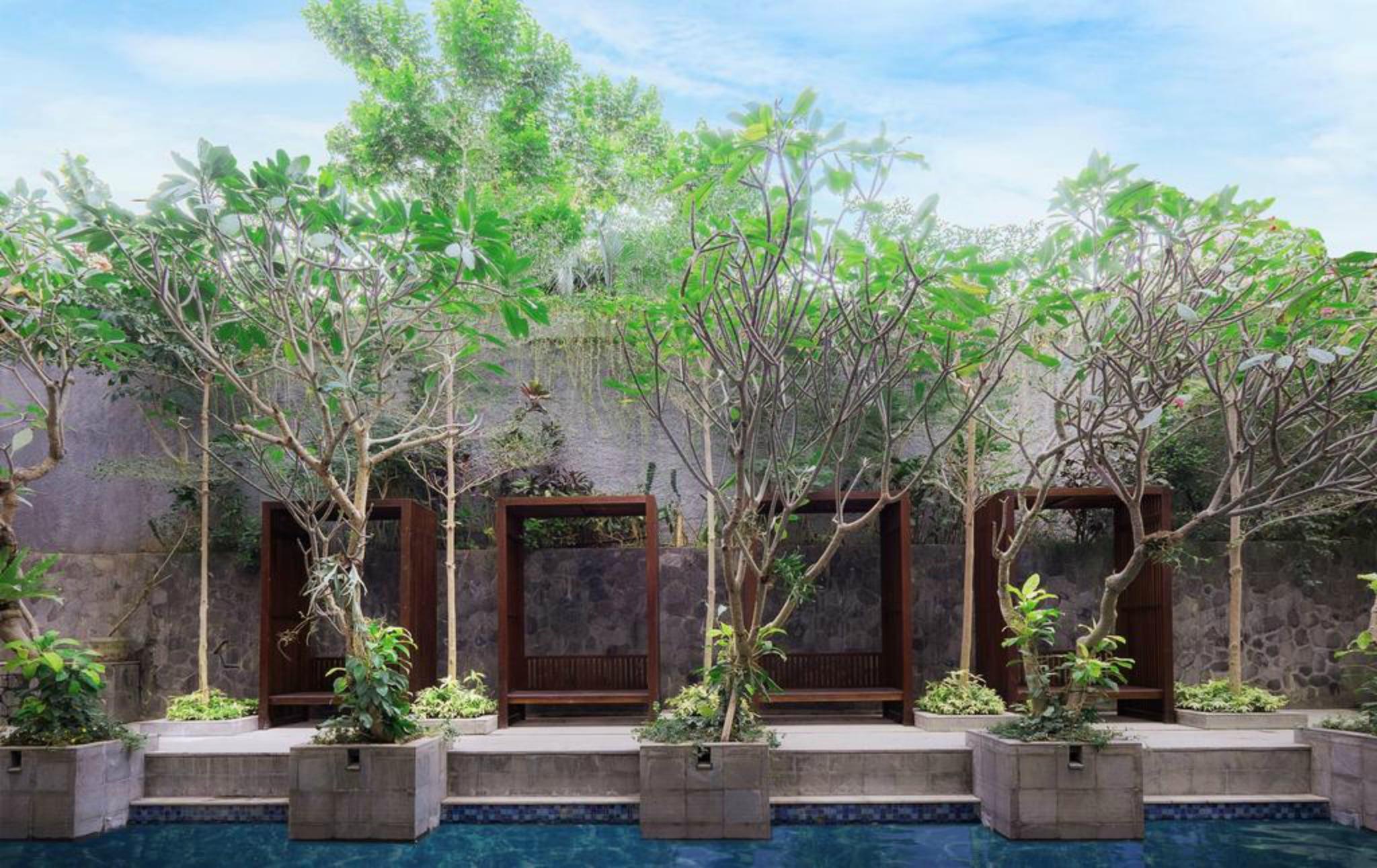 Jambuluwuk Oceano Seminyak Hotel Εξωτερικό φωτογραφία The hotel's swimming pool