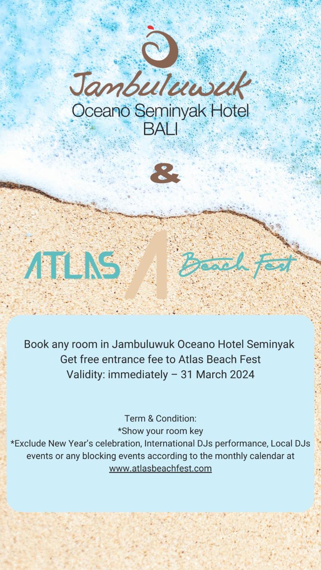Jambuluwuk Oceano Seminyak Hotel Εξωτερικό φωτογραφία Atlas Beach Fest